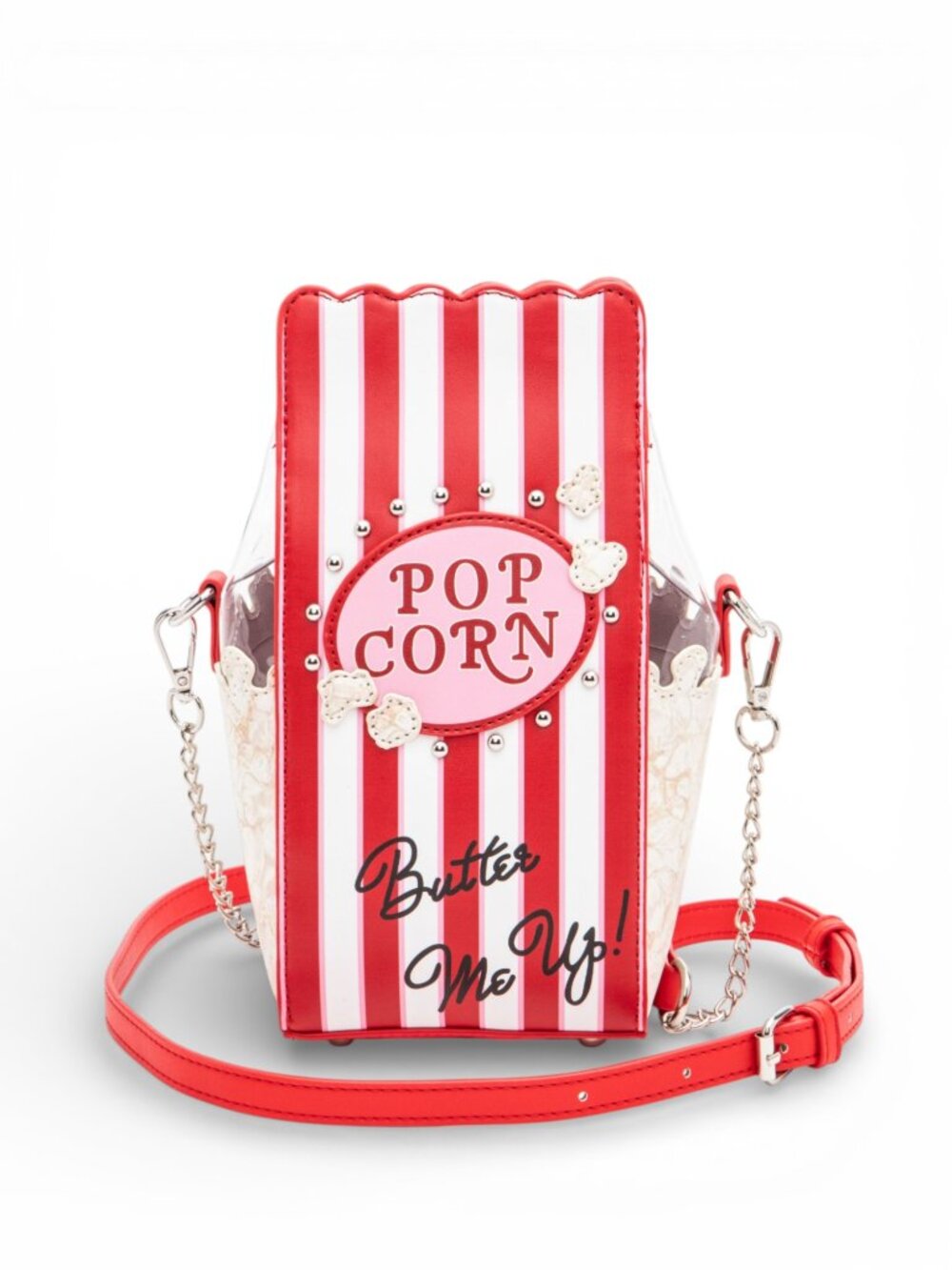 BNWT Novelty Popcorn Purse Movie Popcorn Crossbody Bag